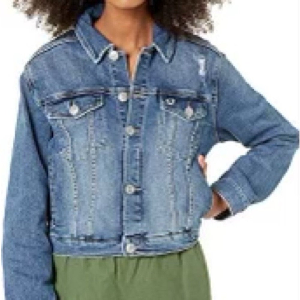 True Religion Women's Shrunken Trucker Jacket M